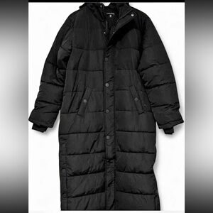 Free People x Universal Standard Black Puffer Coat